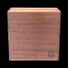 Karakuri Box : Ninja - Vue face arrière en bois de Noyer et avec signature de kash kash en bas à droite - De Osamu Kasho