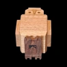 Karakuri-box: “The Owl Shock” – Extended aerial view, with the owl’s front legs visible - Designer: Yoh Kakuda
