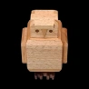 Karakuri-Box: „The Owl Shock“ – Luftaufnahme der Vorderseite der Eule – Designer: Yoh Kakuda