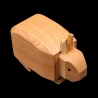 Karakuri-Box : Mini Goron - Vue aérienne en diagonale du devant du lapin - Créateur : Yoh Kakuda