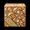 Himitsu-bako: Hucha - 2 sun 2 steps - Vista frontal - Yosegi - Diseñador Izumiya