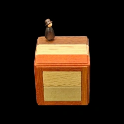 Karakuri Box: El filósofo «Bara-bara» - Segunda vista desde arriba y lateral  - Creador: Kash-Kash