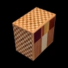 Square "Knock Box" Himitsu (5 Steps) by Hiroyuki Oka | Himitsu-Karakuri