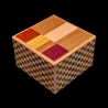 Square "Knock Box" Himitsu (5 Steps) by Hiroyuki Oka | Himitsu-Karakuri