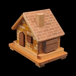 Karakuri Box: The Secret House - Right side oblique view - Designer: Tatsuo Miyamoto