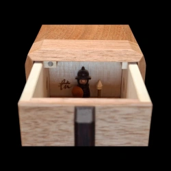 Karakuri box: A horse with a warrior - View of the ‘warrior’ - Creator: Osamu Kasho