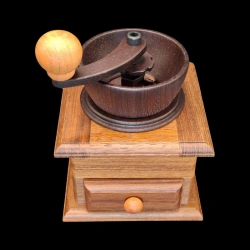 Karakuri Box: Coffee Mill - Top view - Designer: Hiroshi Iwahara