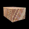 Himitsu-Bako : 6 sun 54 + 1 Koyosegi - Vue en diagonale de 3 côtés - motif Koyosegi - Création pour Izumiya