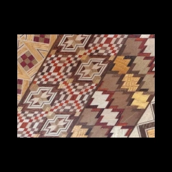 Himitsu-Bako: 6 Sun 54 + 1 Koyosegi – Nahaufnahme der Koyosegi-Intarsienmuster – Entwurf für Izumiya