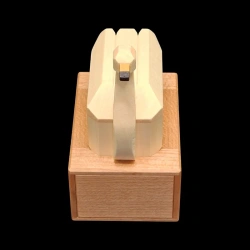 Karakuri box: Floating - Aerial view of the swan from the front - Creator: Yoh Kakuda