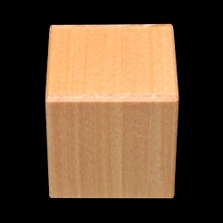 Himitsu-bako: 2 Sun 12 Steps in natural wood – Bird’s-eye view of two sides in agathis (light wood) – Designer: H. Oka