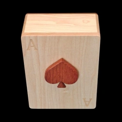Karakuri Boka: Fortune Cards – Aerial view of the Ace of Spades – Designed by KCG