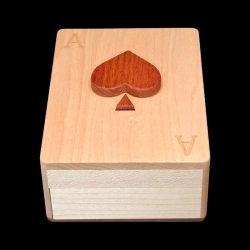 Karakuri Boka: Fortune Cards – Aerial view of the Ace of Spades - Designed by KCG