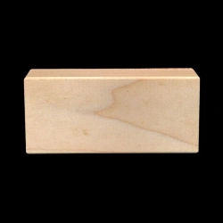 Karakuri Magic Box: Rear view of the white wooden box