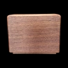 Karakuri Box: «Antique Radio» - Vista trasera en madera de nogal - Diseño: Hiroshi Iwahara